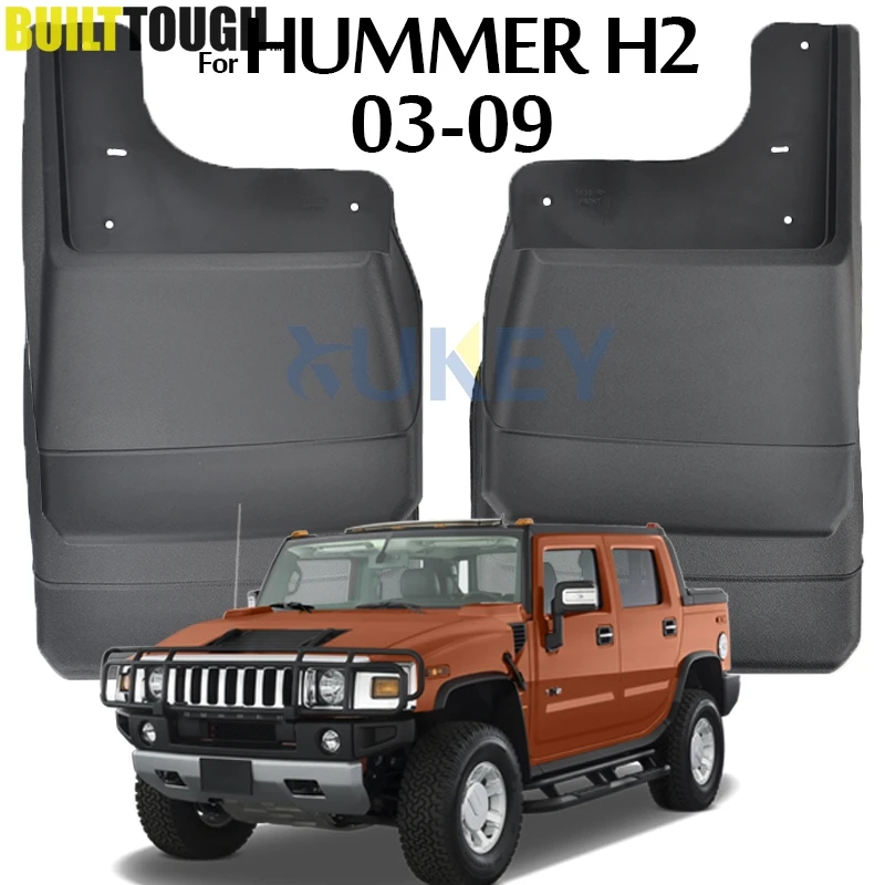 Брызговики автомобильные Для HUMMER H2 2003-2009 Брызговики спереди и сзади защитный чехол для крыла 2004 2005 2006 2007 2008
