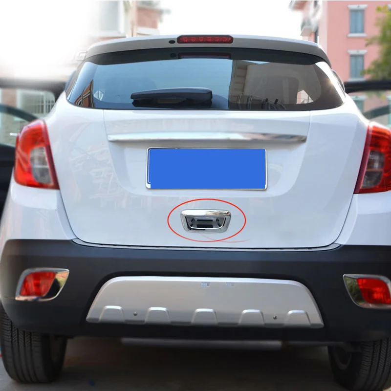 Крышка ручки для задней двери багажника Vtear Opel Mokka хромированная отделка ABS