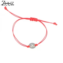 ZUUZ пары Красный строка браслет звено цепи браслеты для женщин женский цвет серебристый, золотой femme обувь девочек интимные АК