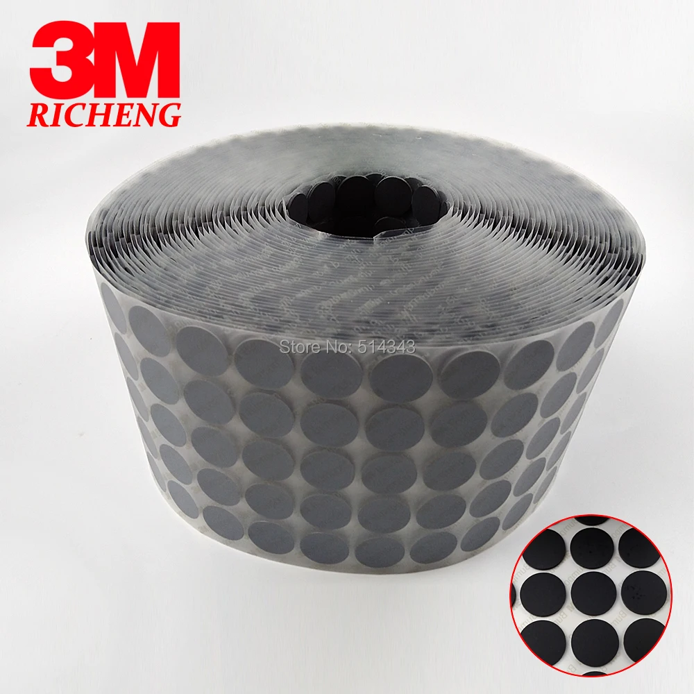 3M adhesive tape SJ5816 20mm circle rubber pads flat gasket 50 pieces