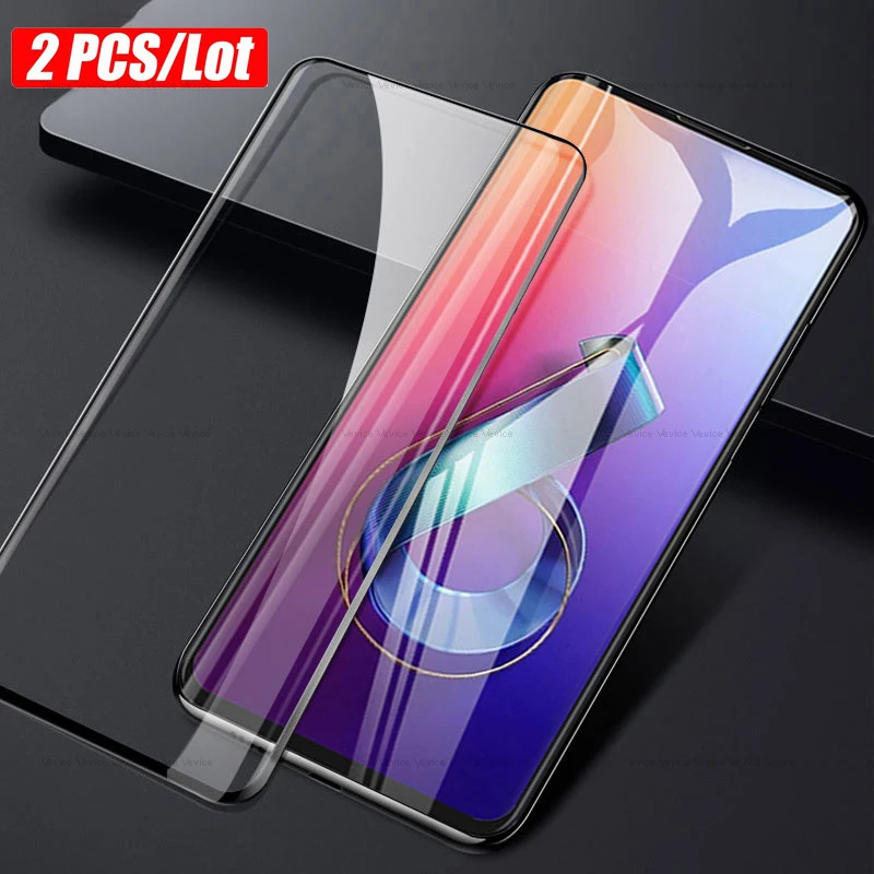 

2PCS/Lot Tempered Glass For ASUS Zenfone 6 ZS630KL 6 2019 6Z Max Plus M2 Max Shot ZB634KL Full Screen Protector For ZS630KL Glas