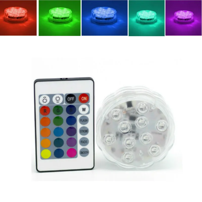 

JSEX LED Underwater Night Lamp Battery Operated Christmas Lights Indoor/Outdoor Decoration Fairy Lights Holiday Lighting 100g