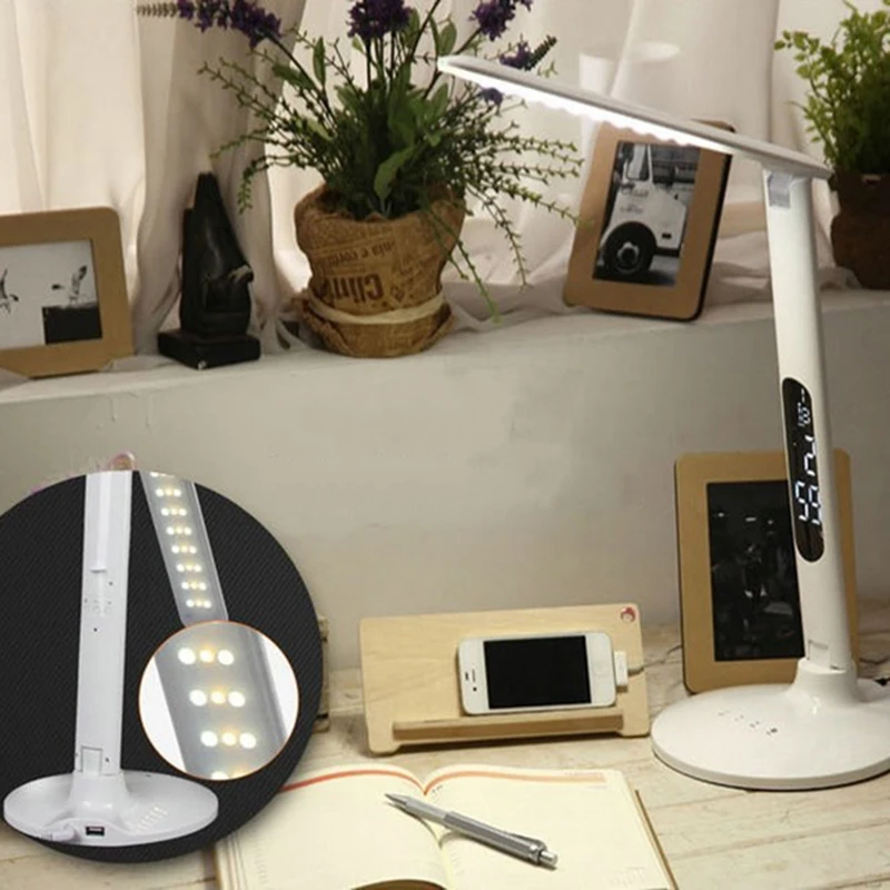 #Special Offers Free shipping portable 5V USB LED table lamp reading lamp with alarm clock calendar temperature display indoor application #Special Offers Free shipping portable 5V USB LED table lamp reading lamp with alarm clock calendar temperature display indoor application