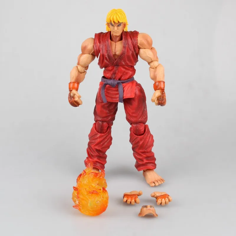 

Play Arts Street Fighter Ken Figure Ver 4 PA Kai Toy Model 10" 25cm