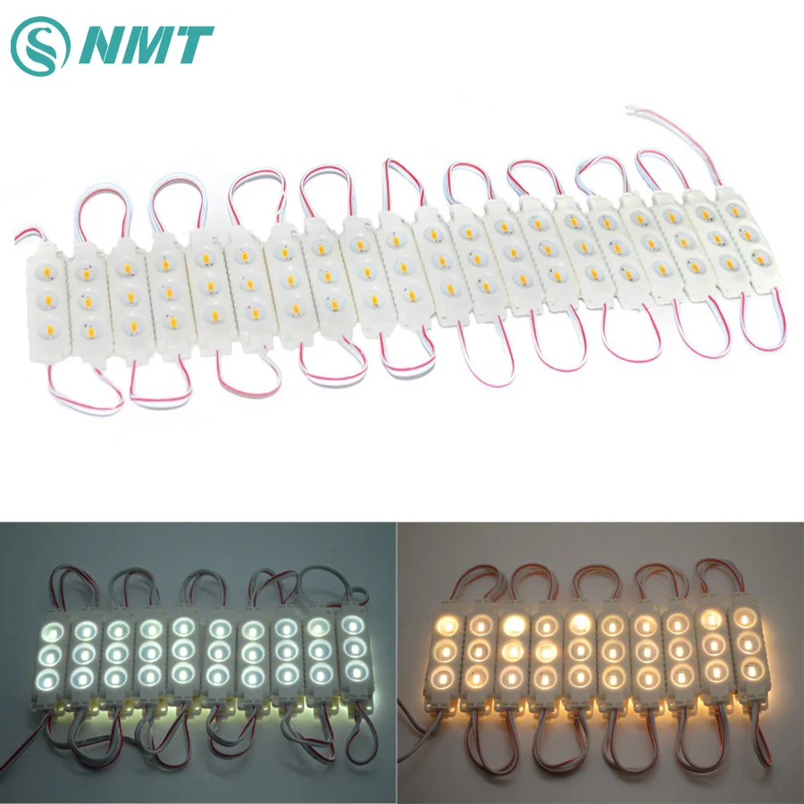 

20pcs DC12V 5630 3 LED Modules White/Warm White IP65 Waterproof LED Module For Backlights Channel Letters Advertising Sign Light