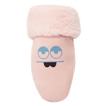 Одежда для маленьких детей Одежда для детей; малышей; девочек с изображением глаз для мальчиков полный палец Зимние Наручные Теплые смеси кашемира Варежки перчатки 10