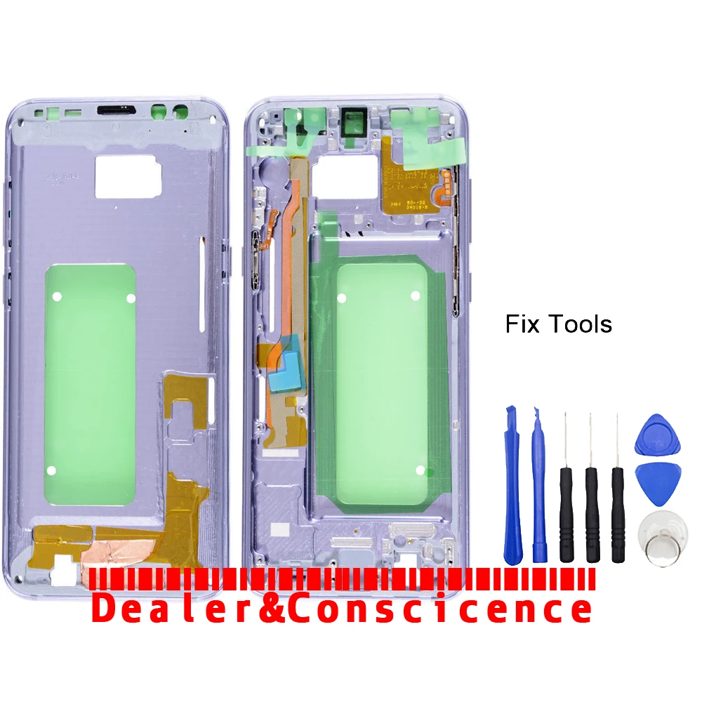 

1PCS Housing Midframe Bezel For Samsung Galaxy S8 Plus G955 SM-G955F LCD Display Middle Frame Chassis Plate Replacement Part