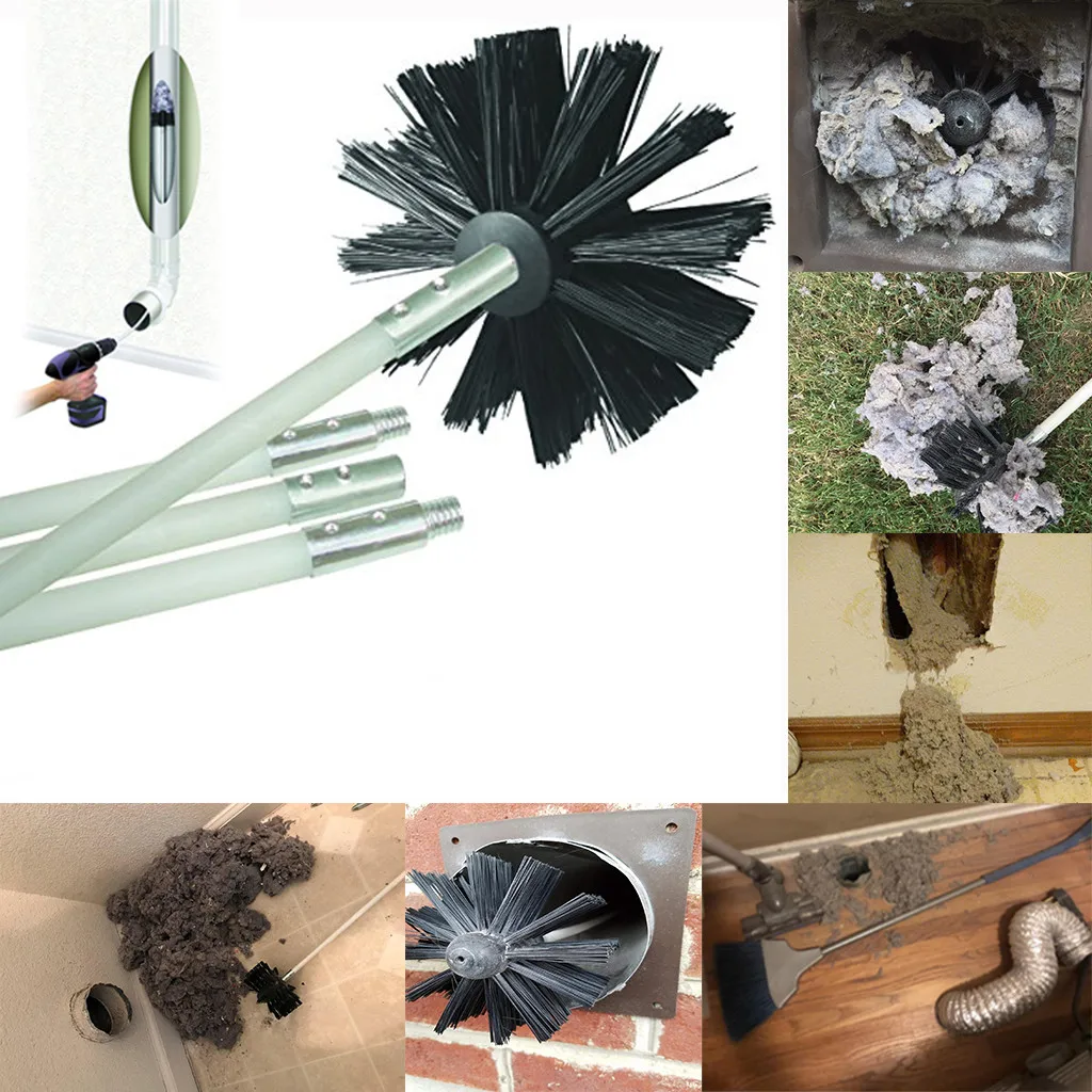 

Dryer Duct Cleaning Kit Lint Remover Extends Up To 8 Feet Synthetic Brush Head best selling 2019 products kitchen gadgets home