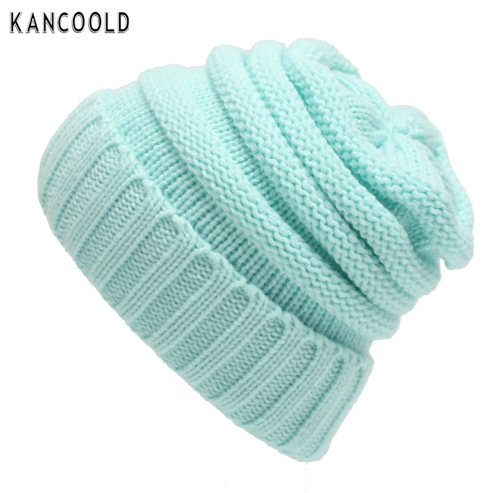 

New Design 2017 Hot Sale Unisex Slouchy Knitting Beanie Hip Hop Cap Warm Winter Hat 17Apr13