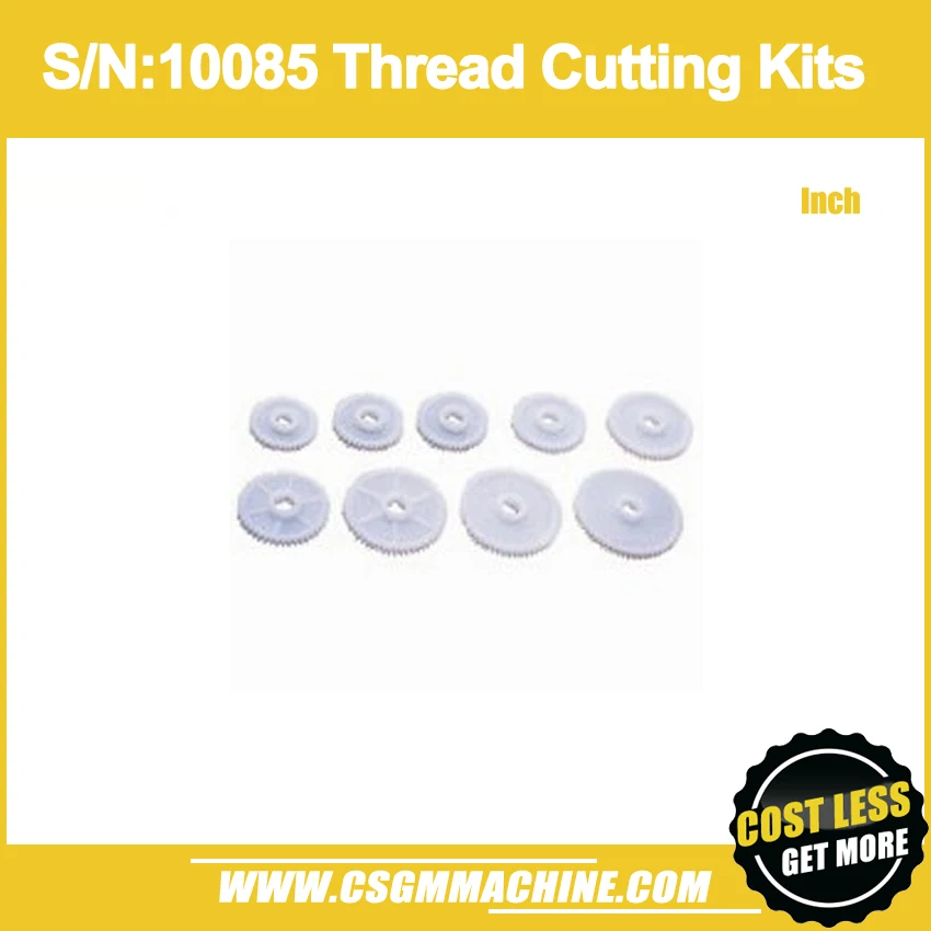 /S/N: 10085 9 шт. комплекты для резки резьбы/SIEG C1/M1 дюймовый пластмассовый Сменный Набор передач
