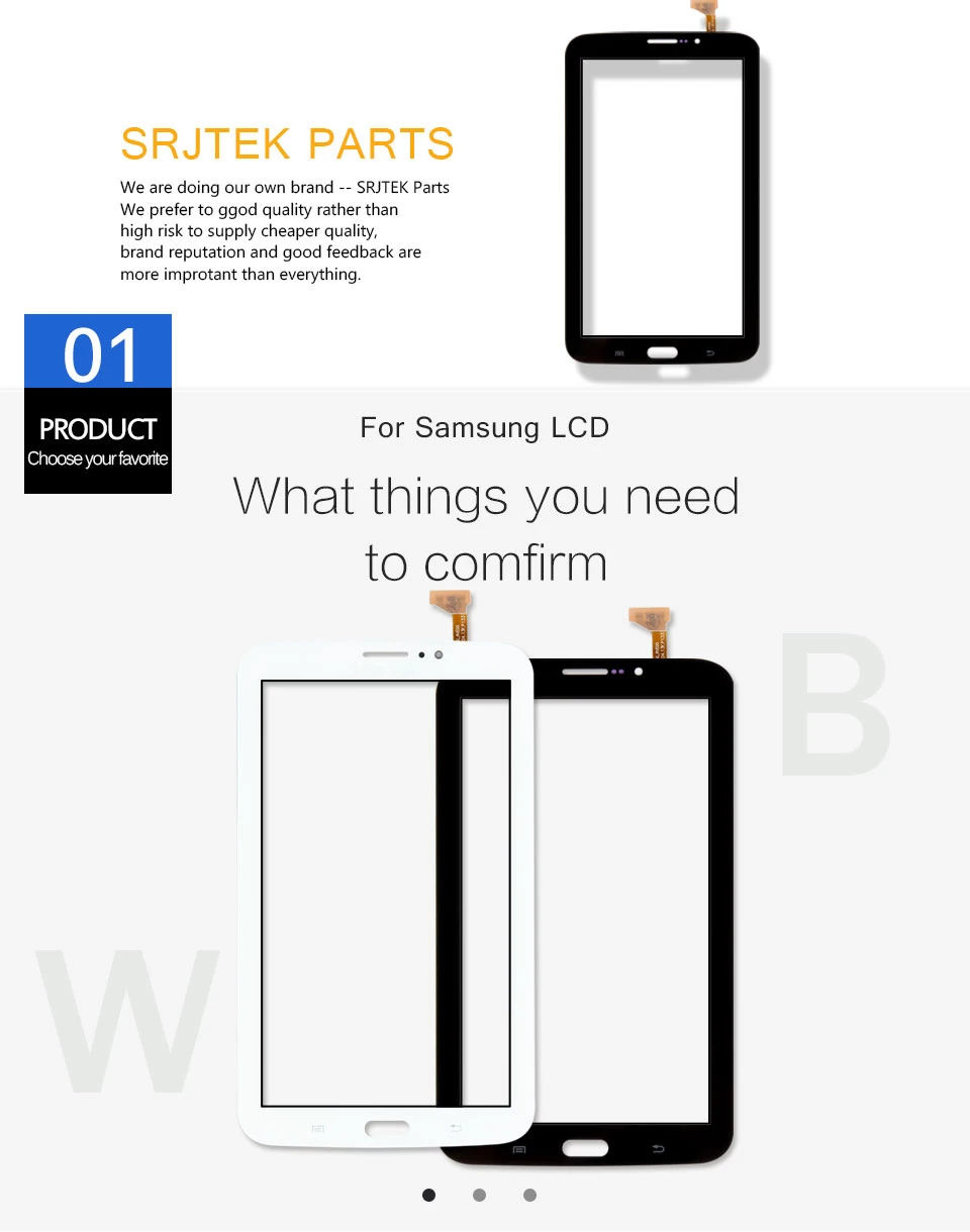Srjtek " для samsung Galaxy Tab 3 7,0 SM-T210 SM-T211 SM T210 T211 сенсорный экран дигитайзер стеклянная панель сенсор Замена планшета