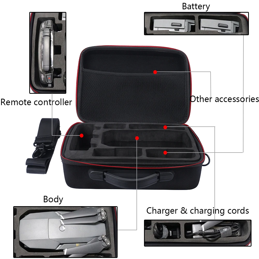 bilder für Russland Drohnen Tasche für DJI Mavic Pro PU Fest Tragbare Tasche schulter Tragetasche Aufbewahrungstasche Wasserdichte Portable Für DJI Mavic Fall bilder für Russland Drohnen Tasche für DJI Mavic Pro PU Fest Tragbare Tasche schulter Tragetasche Aufbewahrungstasche Wasserdichte Portable Für DJI Mavic Fall