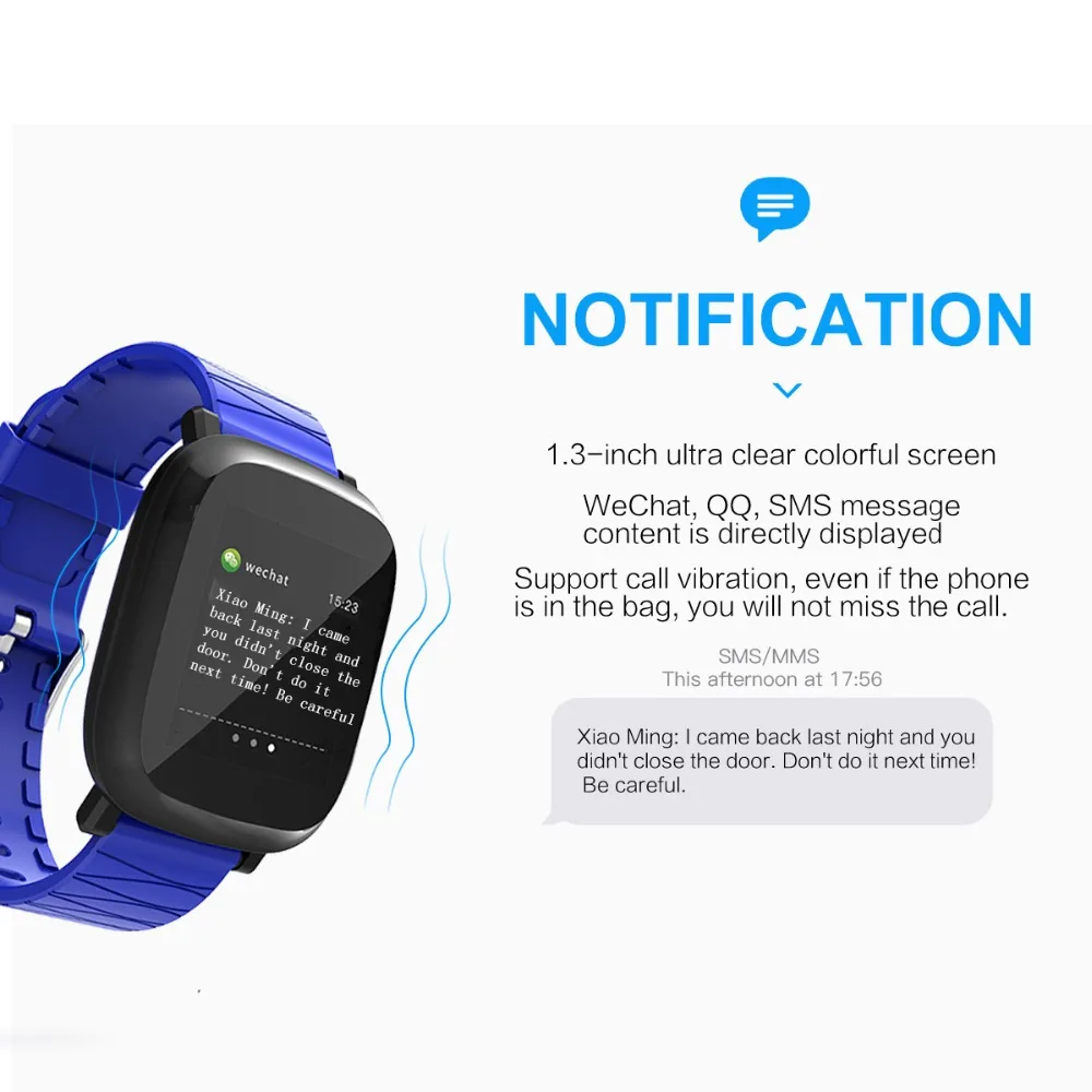 Hangrui M30 Smart Bracelet 1.3 inch Color Screen Wristband Fitness Tracker Heart Rate Tracker Waterproof Sport Smart Wristband (2)