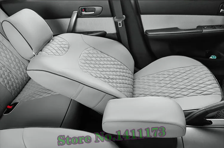 Чехлы для сидений из искусственной кожи для Ford s-max, чехлы для сидений автомобиля, защитное покрытие автомобильного сиденья, бежевые чехлы для сидений автомобиля