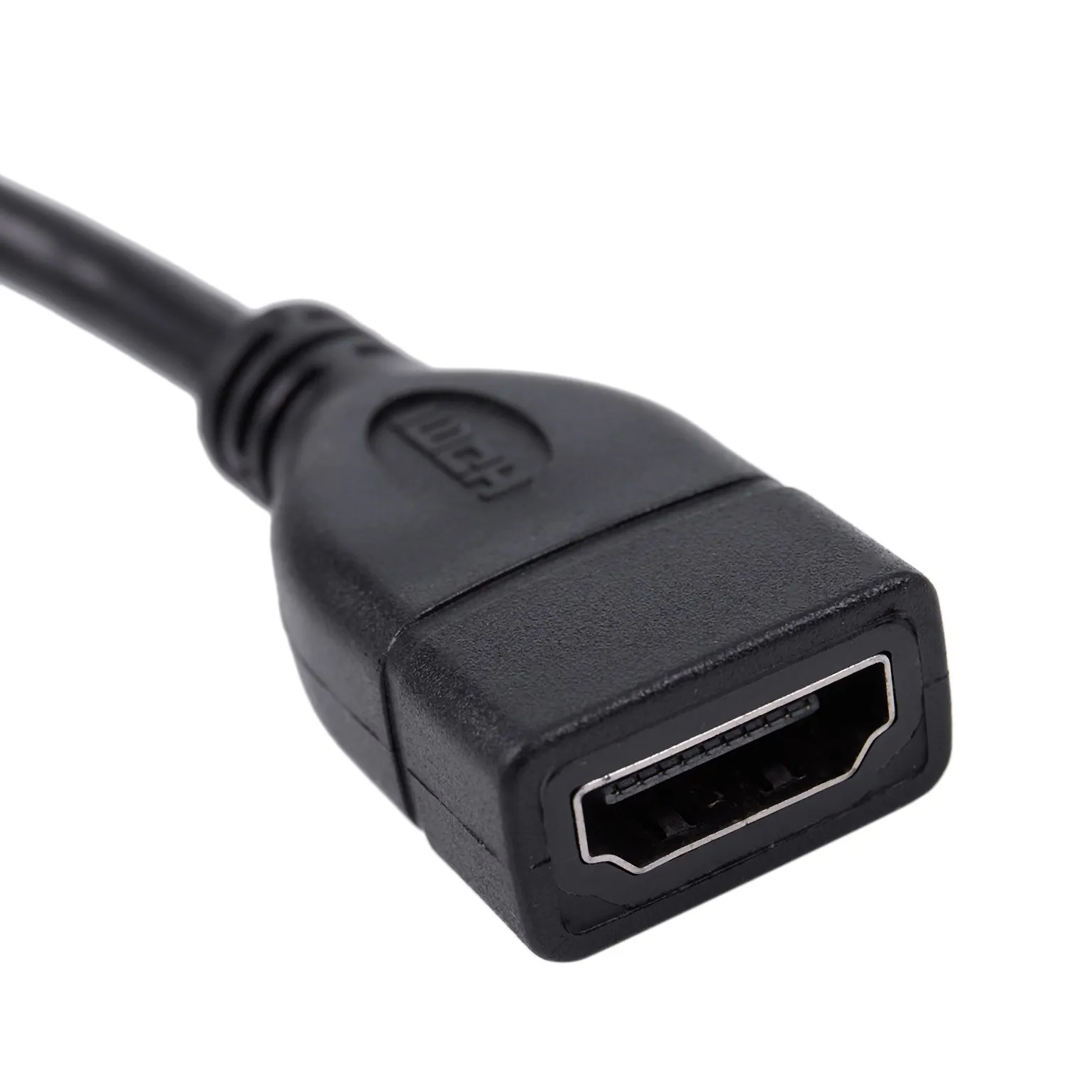 Hdmi штекер-f-удлинитель кабель короткий и удобный для Google хром литой, Fire Tv Stick, Roku Stick подключение к телевизору