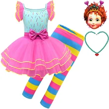 2019 new fancy nancy beautiful Nancy cosplay children's performance clothing suit girls Halloween costumes fancy nancy nancy clancy seeks a fortune