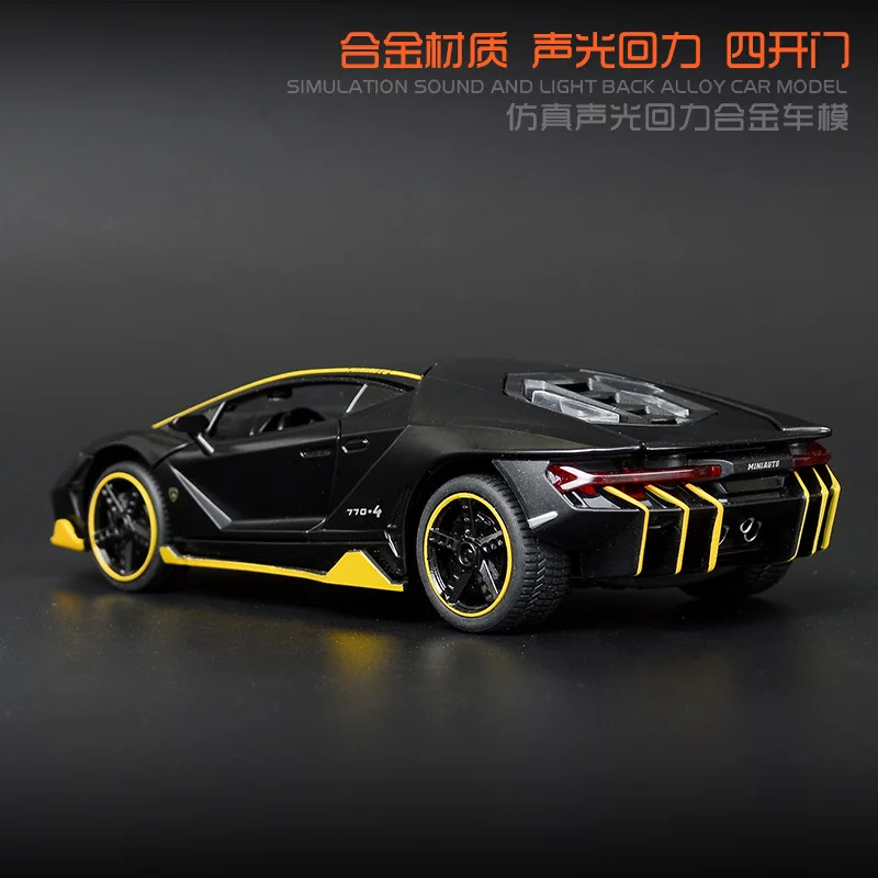 

1:32 sports edition alloy car model acoustic and light return children's toy simulating Diecasts & Toy Vehicles Toy Car LP770