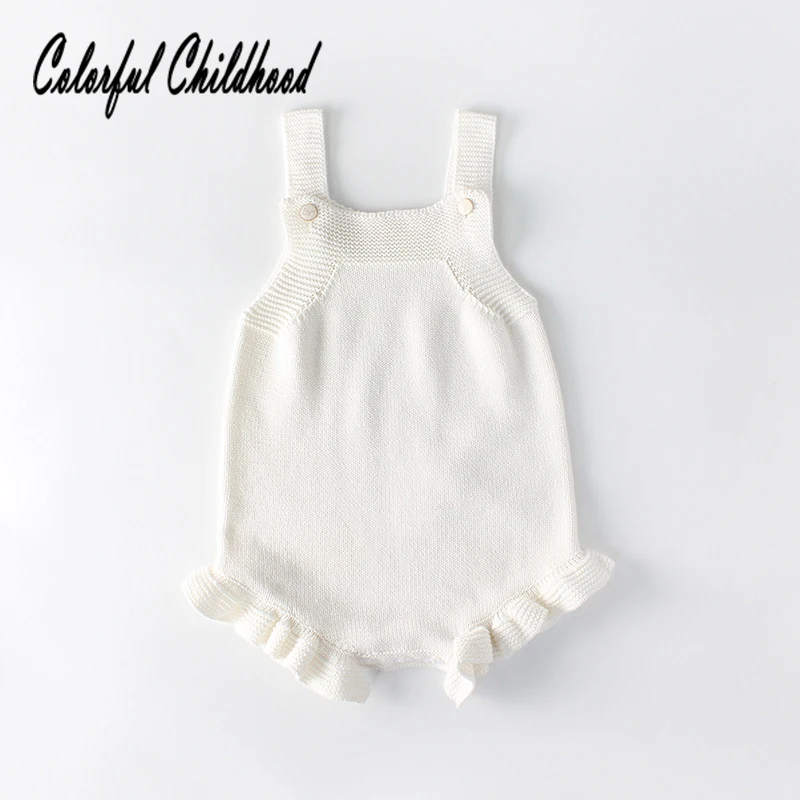 

Children's Romper Boys & Girls Autumn Spring Vest Harness Jumpsuit Fashion Children's Romper Warm Wool Knitting Rompers 0-2years