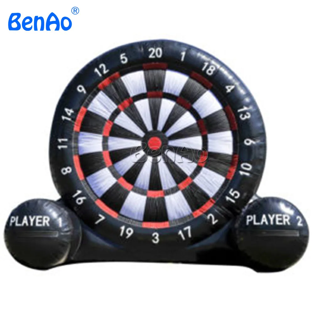 S234 Free Shiping +Free CE/UL Blower 4m inflatable soccer darts board