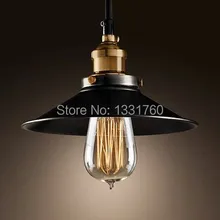 Металлическая нить кулон из закаленной стали маленькие черные юбка RHpendant лампа LOFT2 подвесные светильники Американский Освещение в стиле кантри Винтаж