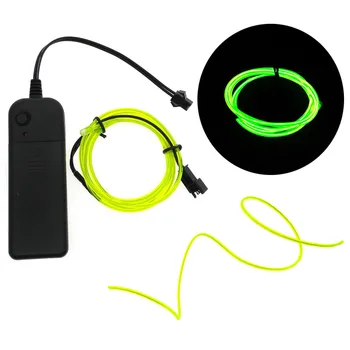 

Neon Light Dance Party Decor car Lights Neon LED lamp Flexible EL Wire Rope Tube Waterproof LED Strip