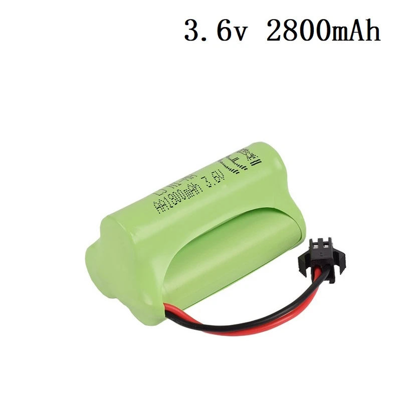 Batteria Da 3.6V Batterie Da 2800Mah Ni-Mh Batteria Da 3.6V Nimh Pilas Batteria Ricaricabile Da 3.6V Per Strumenti Giocattolo Per Auto Rc Modello Batt