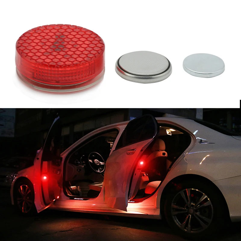

2pcs Car LED door light Strobe Light Warning Security for Volvo XC60 Honda Jazz Suzuki Swift SX4 Nissan Qashqai Juke Opel