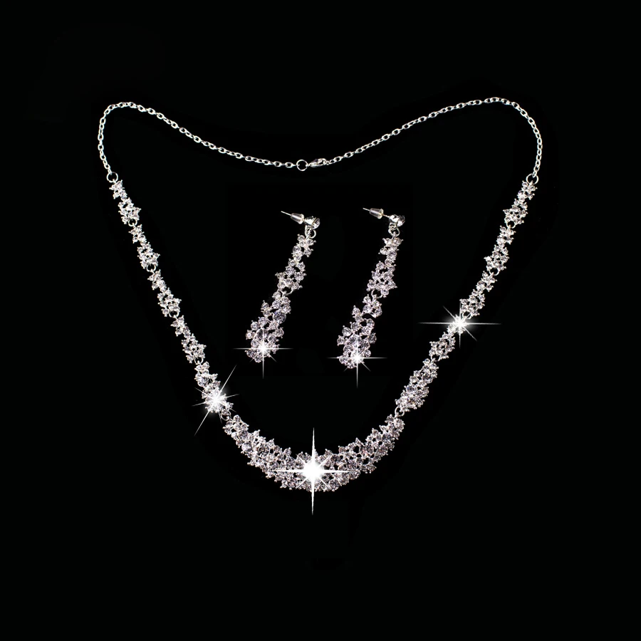 2016 Women Dancewear font b Jewelry b font Set for Dance Headpiece font b Necklace b