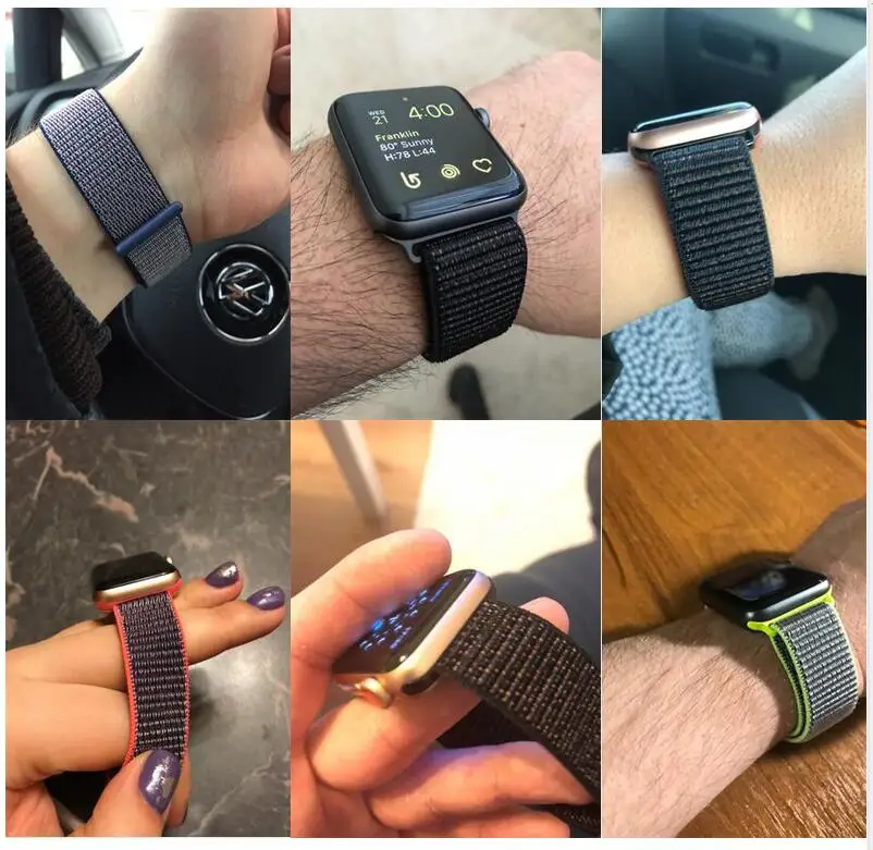 nylon sport loop apple watch