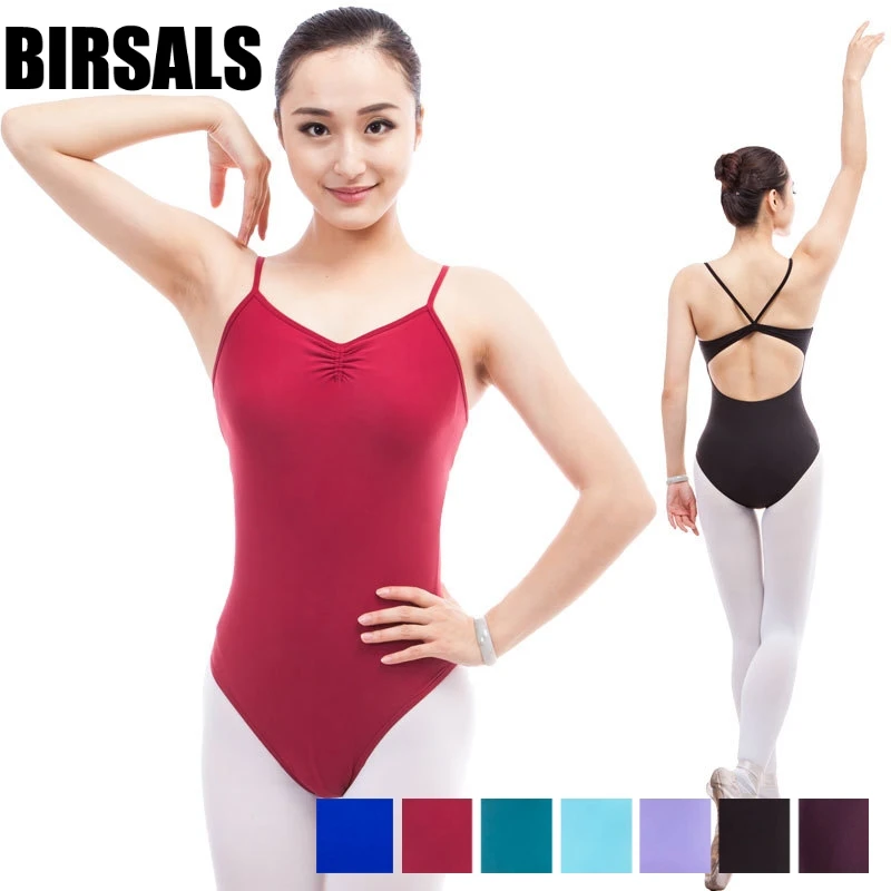 

women burgundy dance leotard backless sleeveless adult practicing ballerina dance costume for saleML6032