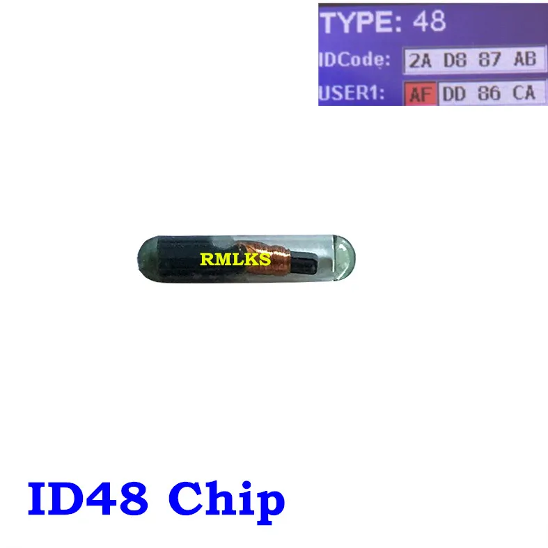 

New Blank ID48 TP08 Transponder Chip Key for KD X2 Transponder Glass Chp Unlock Car Key Chip For Volkswagen