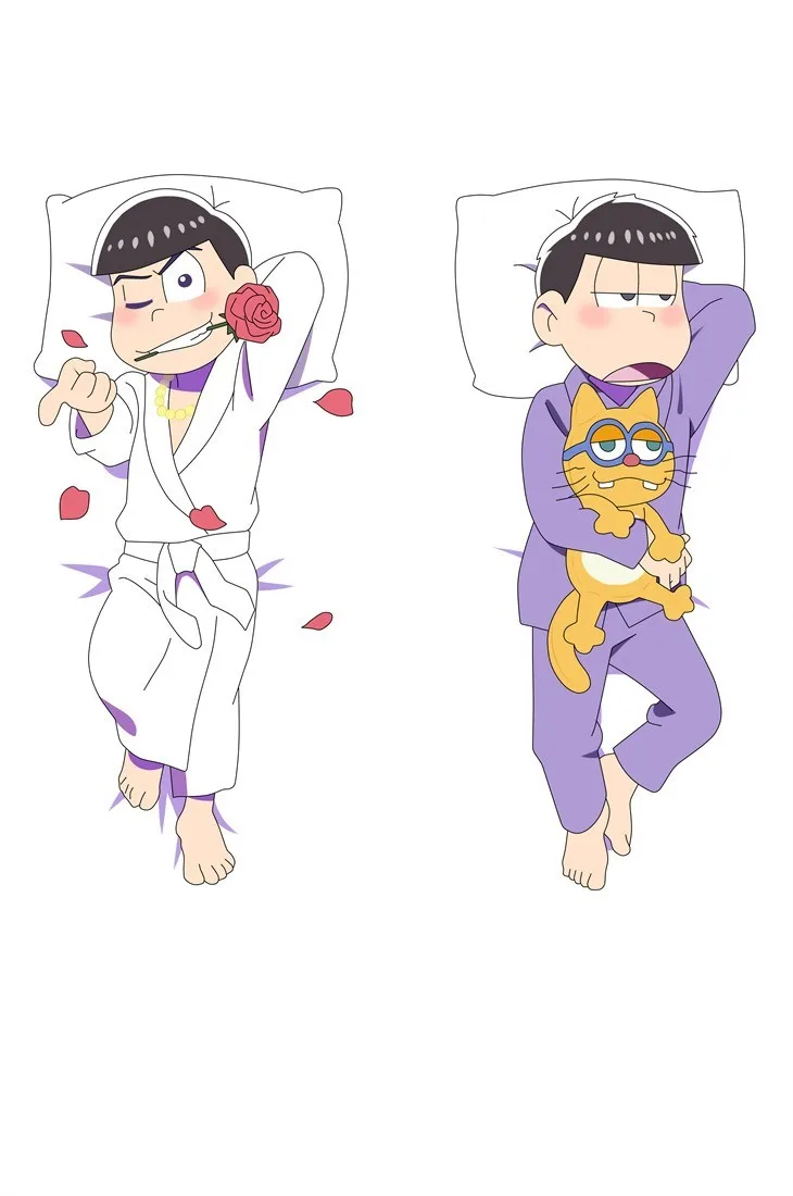 Японское аниме Osomatsu-san Kara Matsu& Ichi Matsu Hugging Body Подушка «Dakimakura» Обложка 63055