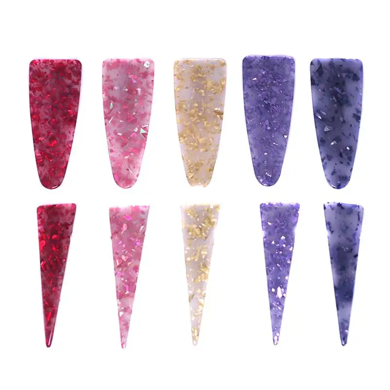 

10 Pcs Hairpins Acetate Plate Durable Triangle Hair Accessories Bobby Pins Hairclips Hair Decoration for Girls Women