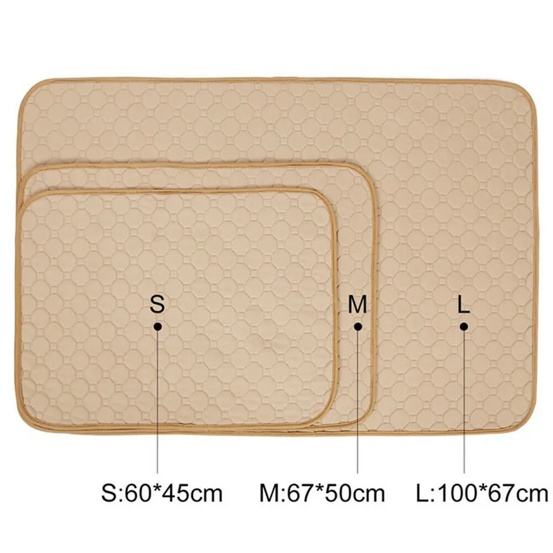 

Hot Reusable Dog Puppy Pad Training Washable Dog Diaper Urine Pads Pee Mat