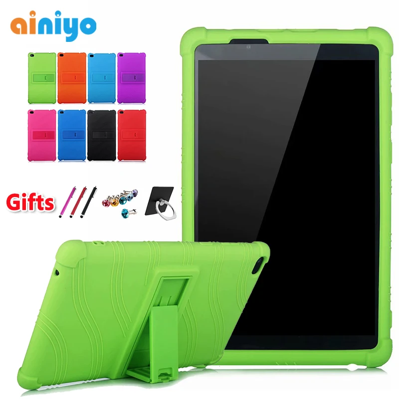 

Tablet cover Case For Lenovo Tab E8 8.0 inch TB-8304 Thickened silicone TB-8304F Stand Cover black + free 3 gifts