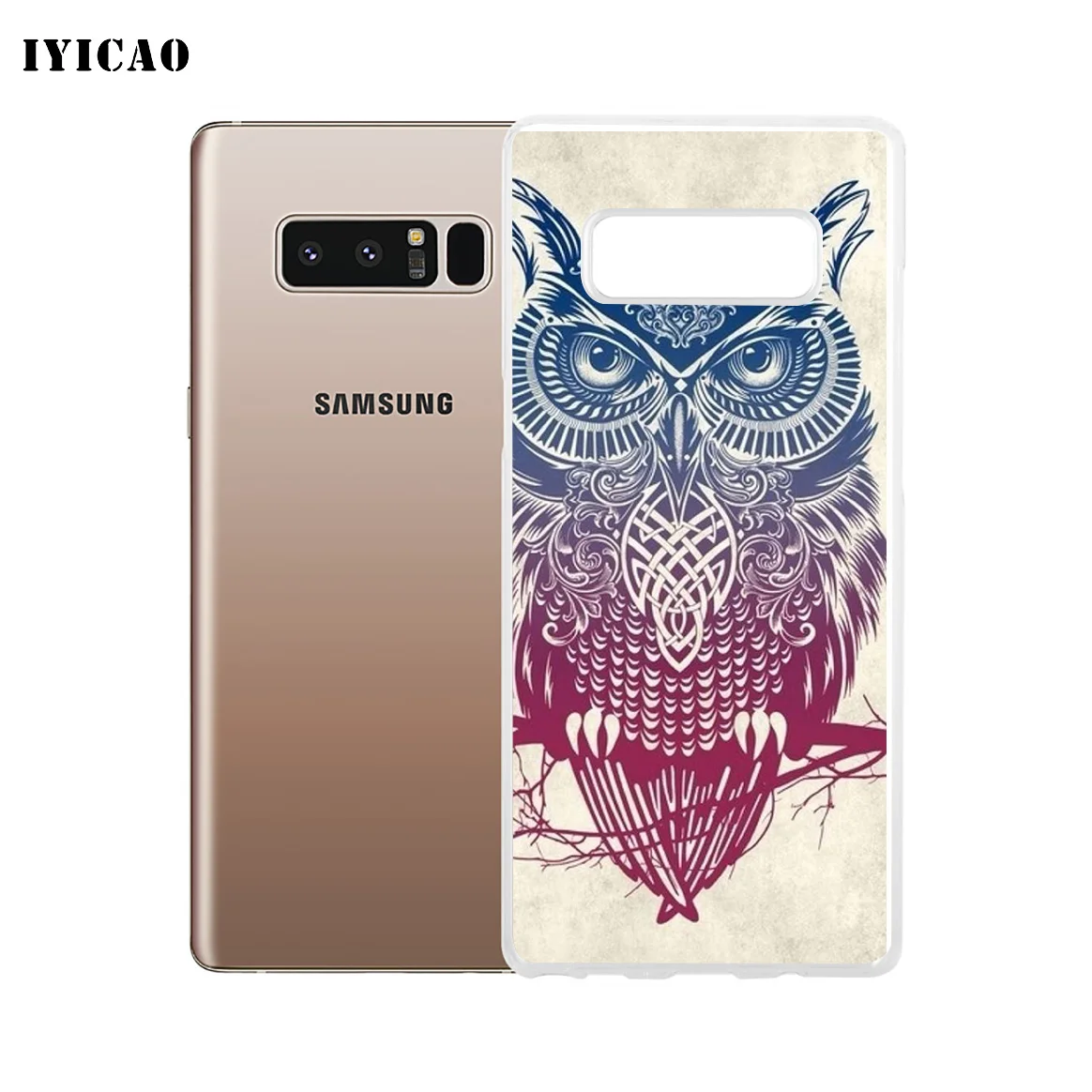 IYICAO Мягкий силиконовый чехол для телефона Samsung A5 A6 Plus A7 A8 A9 J3 J5 J7 Note 8 9