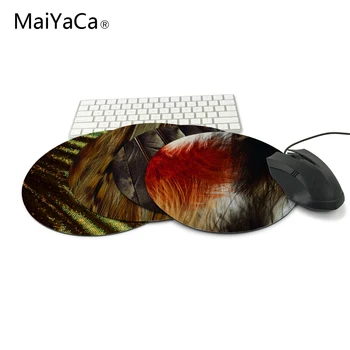 

Various feather pattern mouse pad computer slip mouse pad game pad to give each other the best gift 20x20cm round pad