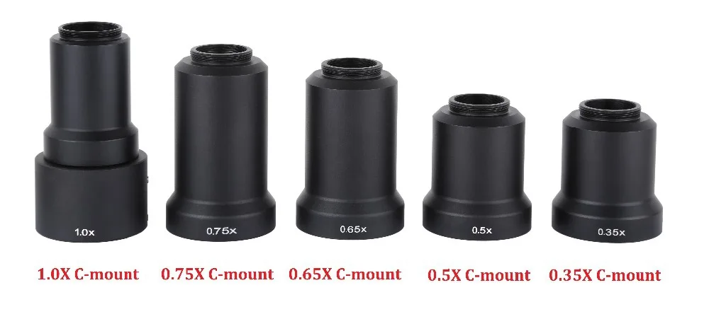 Адаптер C mount 0 65x для лабораторного микроскопа CCD адаптера камеры размера c Olympus CX BX