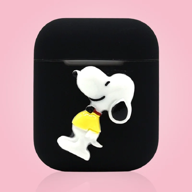 Мультфильм airpods силиконовый чехол с брелком для Apple Обложка защитный