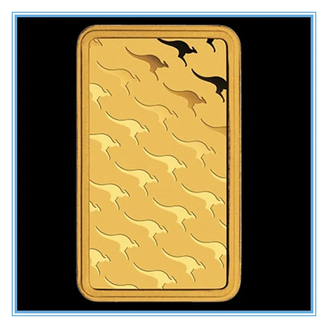 

1 oz Gold Bar -Perth Mint (Non-magnetic) 100 PCS/lot DHL Free shipping