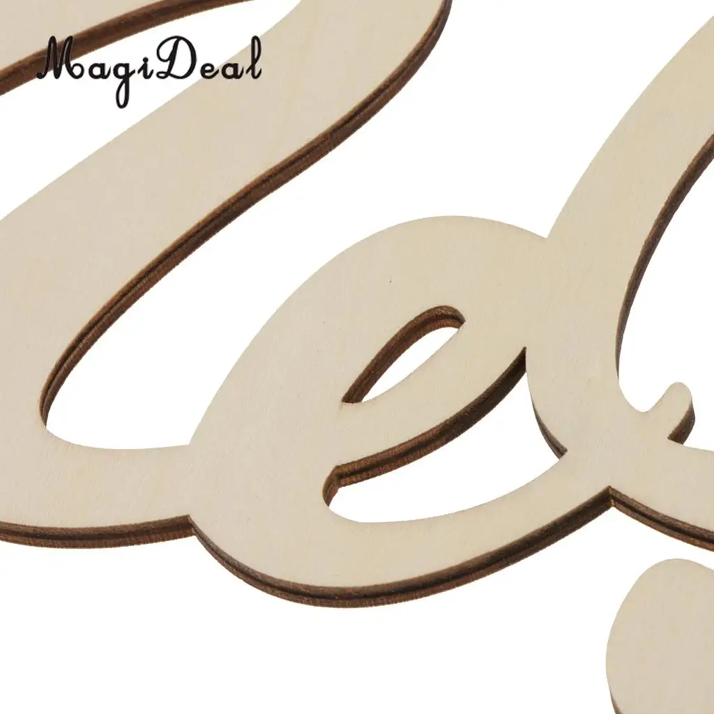 2pcs I do Me Too Leaves Wooden Hanging Decor Chair Banner Sign Wedding Ceremony Reception Supplier Photo Prop