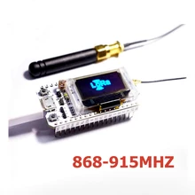 1 pçs 868mhz/915mhz lora esp32 azul oled wifi sx1276 módulo iot placa de desenvolvimento com antena para arduino kit eletrônico diy