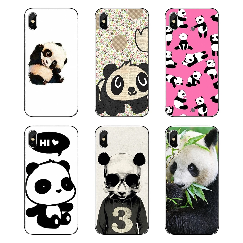 

For Huawei Honor 8 8C 8X 9 10 7A 7C Mate 10 20 Lite Pro P Smart Plus lovely Chinese Panda Soft Transparent Shell Covers