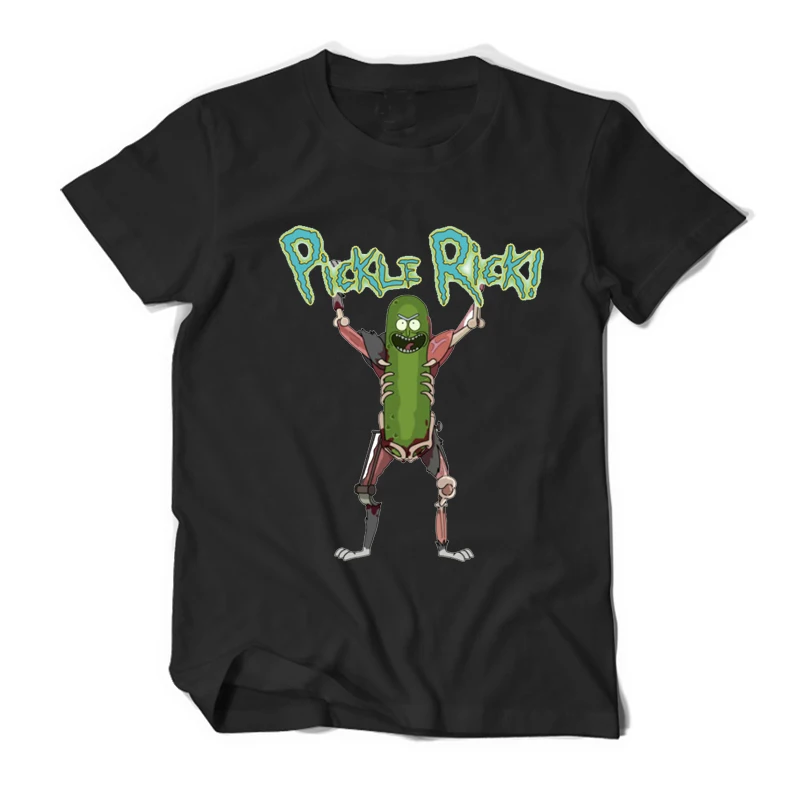 

Rick And Morty dabbing Pickle Rick new t shirt man Short sleeve fashion summer rick y morty print funny Men anime T-shirt tops