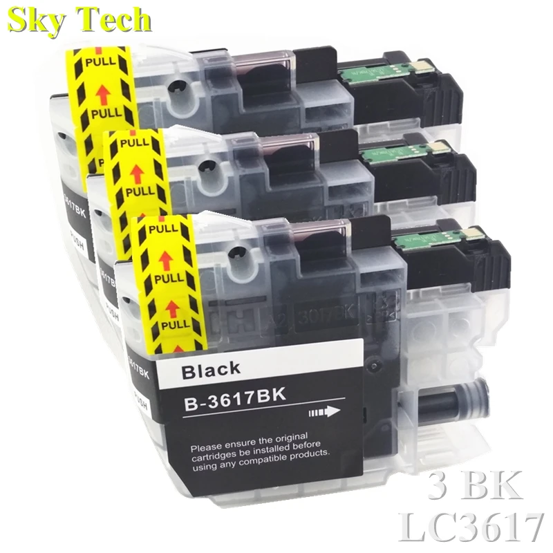 3BK совместимый чернильный картридж для LC3617 LC-3617, для Brother MFC-J2330DW MFC-J2730DW MFC-J3530DW MFCJ-3930DW и т. д
