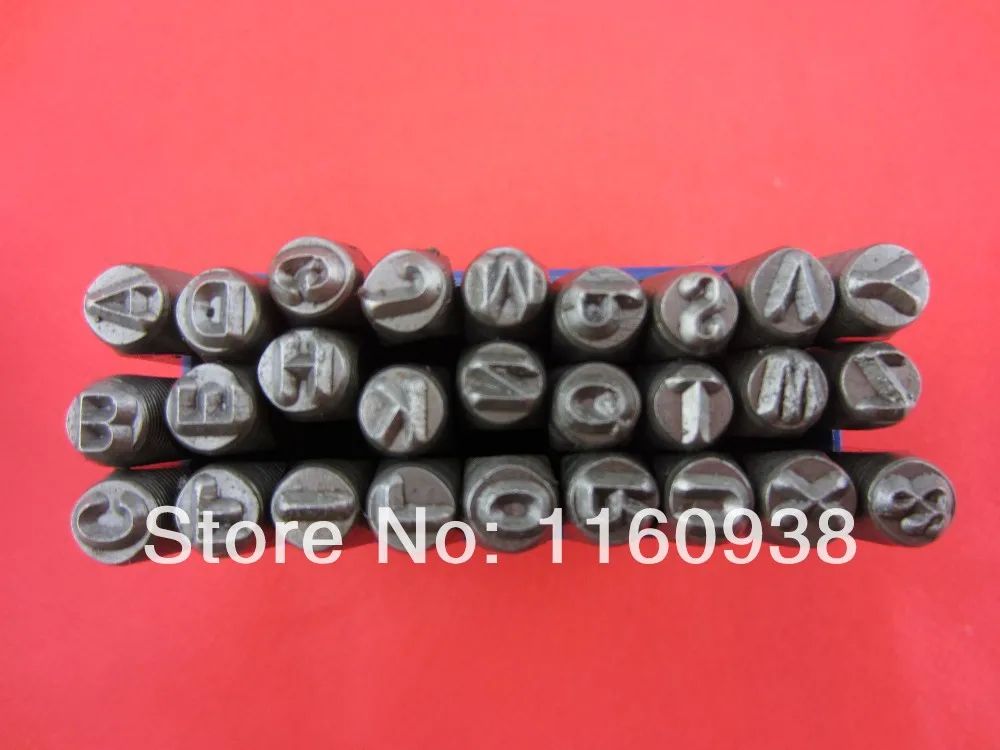27 шт. 5 мм печатный штамп|5 mm|stamp steelpunch stamp set |