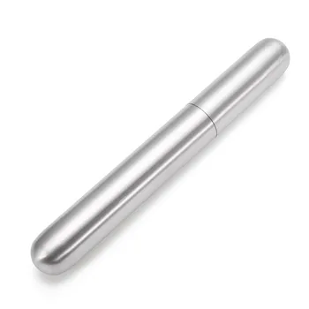 

Mayitr Stainless Steel Cigar Tube Storage Case Portable Tobacco Cigarettes Holder For Cigar Accessories 17x2cm