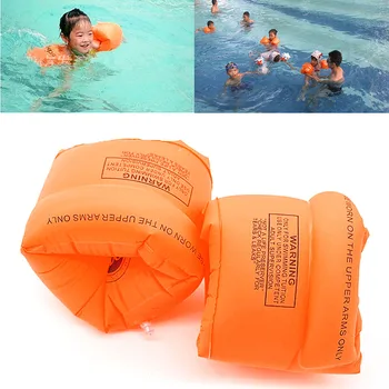 

1pair Swimming Arm Band Ring Floating Inflatable Sleeves For Adult Child Thicken PVC Swimming Arm Rings