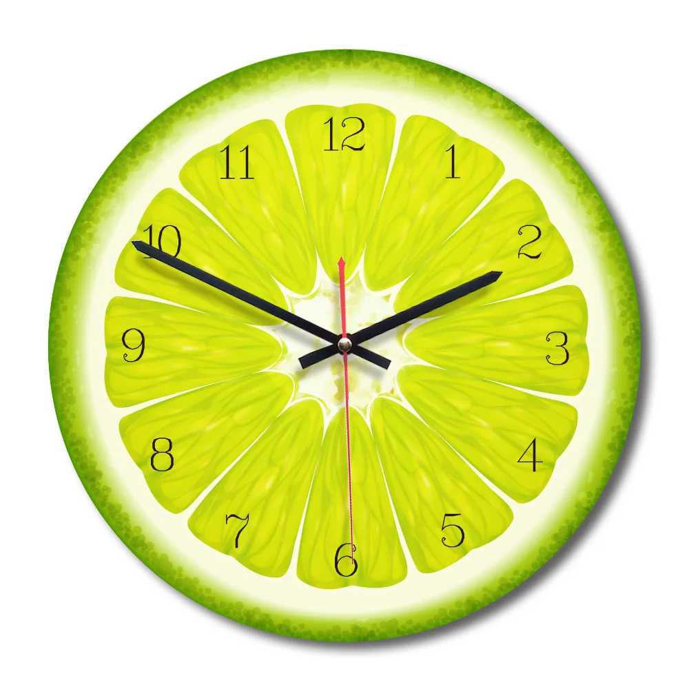Unique Decorative Wood Wall Clock Digital Wall Clocks Mute Quartz