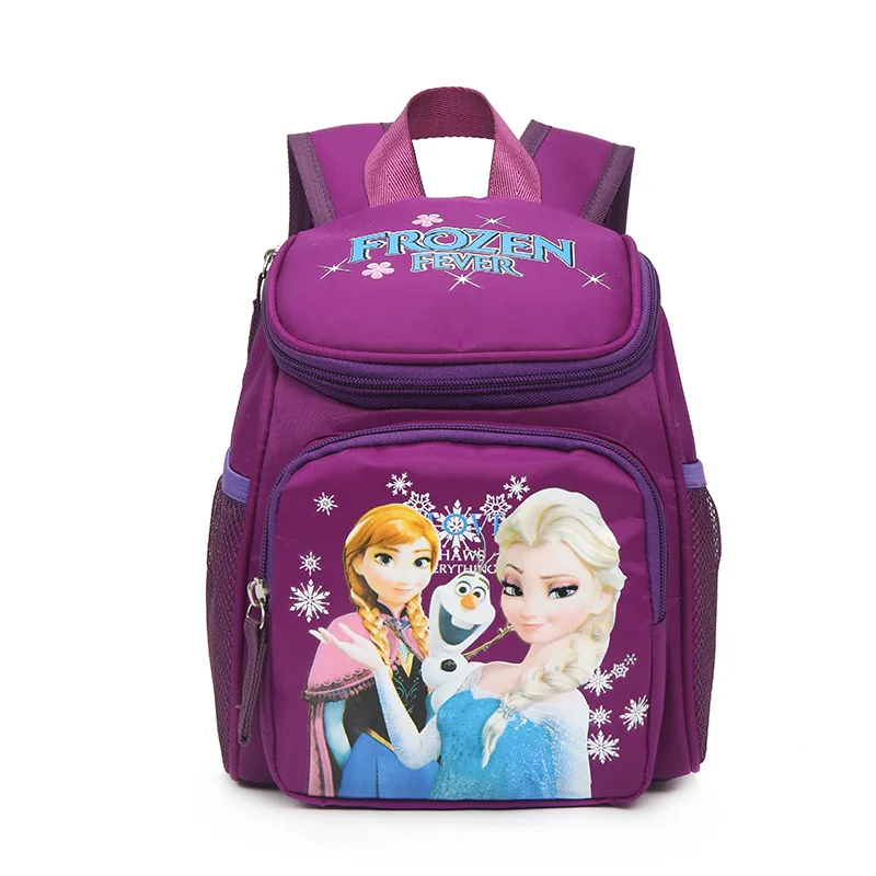 Детская школьная сумка с героями мультфильмов от 2 до 5 лет, детский сад, милый мини-рюкзак для маленьких девочек с героями мультфильма «Человек-паук», «Железный человек», «Принцесса» - Цвет: B